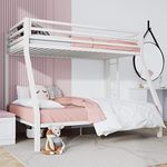 SHA CERLIN Metal Bunk Bed Twin Over