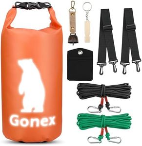 Gonex Bear Bag Hanging System Waterproof Bear Bag for Food Backpacking 10L Ultralight Bear Proof Food Storage Bags Gear Kit for Camping Backpacking Hiking (Orange)