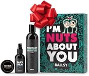 Ballsy Nuts About You Sack Pack, Men's Fresh Kit, Gift for Valentine's Day, Includes Ballwash, Sack Spray and NutRub, Sun & Surf