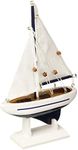 Hampton Nautical Blue Sailboat Christmas Tree Ornament 9" - Decorative Model Boat - Nautical Christmas Tree Decoration