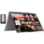 Lenovo Yoga 7 2-in-1 14" 2K Touchscreen Laptop, AMD Ryzen 7 8840HS, 16GB LPDDR5, 2.28TB Storage(2TB SSD +288GB Docking Station Set), AMD Radeon HD 780M Graphics, Backlit Keyboard, Win 11 Pro, Grey