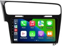 Android 13 Car Radio Stereo for VW Golf 7 MK7 2013-2018 Black, Biorunn 10.1 Inch Octa Core GPS Navi Wireless Wired Car-Play Android Auto Head Unit IPS FM AM RDS DSP, 4GB RAM 32GB ROM