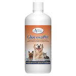 Omega Alpha GlucosaPet Liquid Joint Supplement for Dogs & Cats - 500 ml, Chicken Flavor - Glucosamine Chondroitin & MSM Formula - Hip & Joint Supplement for Dogs - Fast-Absorbing Glucosamine for Cats