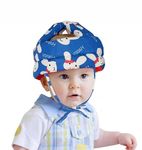 SHOPTOSHOP Baby Infant Toddler Helmet No Bump Safety Head Cushion Bumper Bonnet Adjustable Protective Cap Child Safety Headguard Hat for Running Walking Crawling Safety Helmet for Kid (Dark Blue)