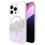 Case-Mate iPhone 16 Pro Case [Compatible with MagSafe] - Sparkly Holographic Phone Case with 12ft Drop Protection - Premium Magnetic Cover for iPhone 16 Pro - Karat Iridescent