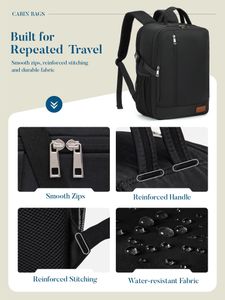 Lossga Ryanair Cabin Bag 40x30x20 – Anti-Theft Underseat Travel Backpack with Bottle Holder