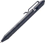 SMOOTHERPRO Bolt Action Pen | Aluminium Ballpoint Pen | Stainless Steel Clip | for Pocket Business EDC Signature (TP156) | Color Black