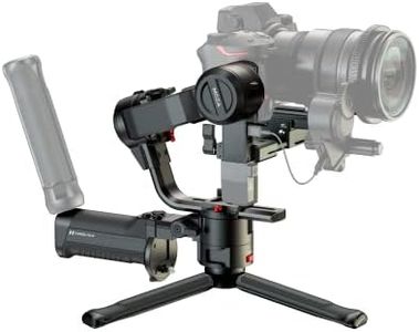 Moza Aircross 3 Electronic Foldable 3-Axis Gimbal Stabiliser for Mirrorless Cameras (Max Payload (3.2kg/7lbs) - Black