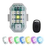 LED Strobe Drone Lights, High Brightness Wireless LED Strobe Light, 7 Colors USB Rechargeable Flashing Lights, LED Waterproof Anti Collision Lights for Remote Control Drone, Motorcycle, Car, Bike