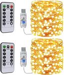 [2 Pack] QOCNAM Led String Lights, 