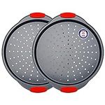 Pizza Tray – 2 Round with Silicone 