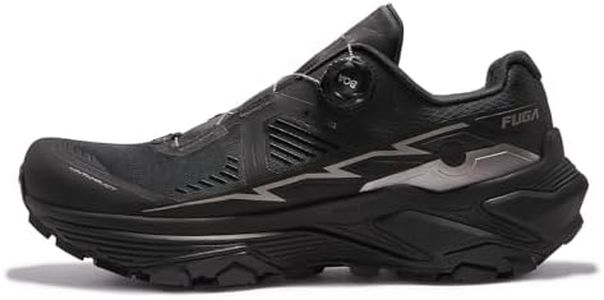 Fuga EX3 GTX BOA Waterproof Men's Trail Running Shoes with BOA Lace System (Black, Adult, Men, 9.5, Numeric, US Footwear Size System, Medium)