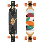 Loaded Boards Dervish Sama Bamboo Longboard Skateboard Complete (80a in Heat, Flex 1)