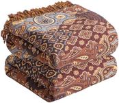 Boho Throw Blanket for Bed 60”x80”,