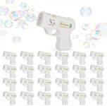 24 Pack White Bubble Guns for Wedding, Automatic Wedding Bubble Guns Bulk