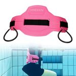 Swim Floating Belt,Water Aerobics Swimming Belt with Fixing Straps,Jogger Floatation Aid Buoyancy Belt for Swimming Pool Fitness and Fitness Workout Therapy(Regular Pink)