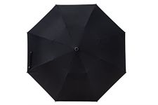 KC Paul & Sons RICO Black Silver 2 Fold Polyester Umbrella - Truely Indian