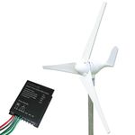 Lowenergie 500W Wind Turbine Generator Kit – 48V Off-Grid Renewable Power with Low Start-Up Speed and Charge Controller for Boats, Cabins, and Remote Energy Systems
