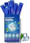 MySmile Mouthwash Alcohol Free, Mouth Wash for Adults, Travel Mouthwash Helps Kill 99% of Bad Breath Germs, Prevents Cavities, Fluoride Free, Fresh Mint, 30 Uses