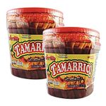 Tamarrico Tarugos Tamarindo Con Chile Mexican Tamarind Candy Sticks 50 Pcs 1kg - PACK OF 2