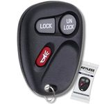 KeylessPros 3-Button Replacement Keyless Entry Remote Key Fob, Compatible with Chevy Suburban, Tahoe, Silverado, Cadillac Escalade, GMC Yukon, Sierra, Sonoma, 15042968, KOBLEAR1XT