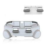 L3 R3 Matte Hand Grip Handle Joypad Stand Case with L2 R2 Trigger Button for PSV2000 PSV 2000 PS VITA 2000 Game Console - White