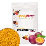 Freeze Dried Passion Fruit Crunch 100g - Perfect for Baking, Cake Decorations, Smoothie, Yogurt, Muesli, Cereal, Porridge, Ice Cream Toppers - Freeze Dried Passionfruit Crispy Pieces