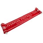 Liverpool Fc Red Supporters Collectors Scarf With Liverbird Detail LB