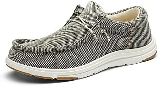 Bruno Marc Men's Arch Support Casual Slip-on Shoes Loafers for Men Non Slip Comfortable Boat Shoes, Khaki, Size 10, SBLS2302M