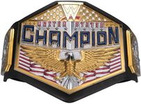 Generic United States Championship Replica Title Belt, World Heavyweight Wrestling Championship Title Belt - Adult Size - WELL PERFORM, Black