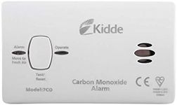 Kidde 7CO 10 Year Life LED Carbon Monoxide Detector Ideal for Travel, Caravans, Boats, AA Battery Powered