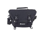 DEEMEED Motorcycle handlebar bag, made of waterproof Cordura, Tool bag, motorcycle apehanger bag (Cordura)