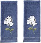 SKL Home by Saturday Knight Ltd. Farm Hydrangea Hand Towel, Set of 2, Blue