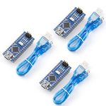 ELEGOO Pre-soldered Nano Board CH 340/ATmega+328P with USB Cable Compatible with Arduino