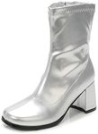 LIURUIJIA Women's Mid Calf Block He