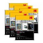 Kodak 180 GSM A4 Glossy Photo Paper – Water Resistant, Pack of 6 x 20 sheets, Compatible with all Inkjet Printers