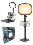 Cason Slab Key Light for Video Shooting YouTube, Tripod Stand with Light Five Color Temperatures 3200K-5600K, Adjustable Brightness 1455 Lumens, CRI 95+ with Extendable Stand for Content Creation.