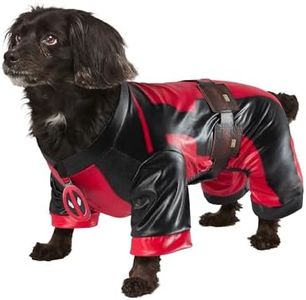 Rubie's Official Deadpool Dogpool Pet Costume, Dog/Pet Fancy Dress, Size S