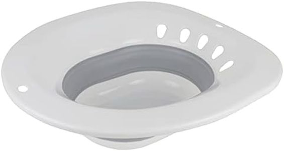 Bidet Portatile Pieghevole, Bidet Portatile per Donne in Gravidanza, WC Universale Bidet di Lavaggio Pieghevole per la Cura Personale con Fori Appesi per Hemorrhoidal Maternità Incinta Donne (Grey)