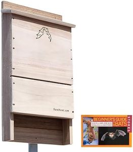 BestNest Single-Celled Bat House Kit with Pole, 85 Bats