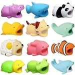 Cute Animal Bites Cable Protector Various Animal Cable Chewers Cable Prevents Cable Break Cable Protector Case for iPhone/iPad (Style 1)