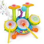 Basytodio Kids Drum Set Musical Toy