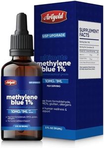Arigold Methylene Blue USP Grade 1% Solution – 2 fl oz Dropper Bottle | Pharmaceutical Grade | 99% Pure Electrolytic Formula | Cognitive & Cellular Energy Support | Formaldehyde-Free, Non-GMO