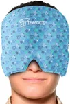 TheraICE Migraine Relief Cap, Soothing Headache Boo Boo Ice Pack Mask Products, Cooling Gel Hat, Face Cold Compress Head Wrap for Bumps, Bruises and Cooling temperatures