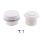 Namvo 12V Mushroom RV Roof Vent Ventilation Fan Waterproof for Camper Trailer Motorhome Smoke Dome, White