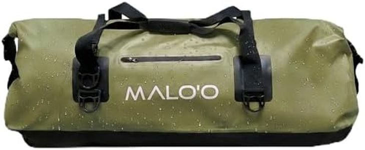 Malo'o Waterproof Dry Bag Duffel 40L/60L/100L, Roll Top Duffel Keeps Gear Dry for Kayaking, Rafting, Boating, Swimming, Camping, Hiking, Beach, Fishing - Internal & External Pockets and Molle Loops