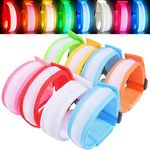 Funmo LED Light Up Bracelets Glow Flashing Wristbands Glow in The Dark Armband Jogging Light Bracelet Party Supplies for Wedding, Raves, Concert, Camping,Sporting Events, Party