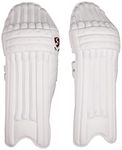 SG Test White Polyurethane Youth RH Batting Leg Guard