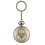 AUGEN Premium Pocket Watch Metal Keychain Death Note 2 Retro Vintage for Gifting With Key Ring Anti-Rust (Pack Of 1)