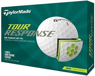 TaylorMade Unisex's Tour Response Golf Ball, White, One Size